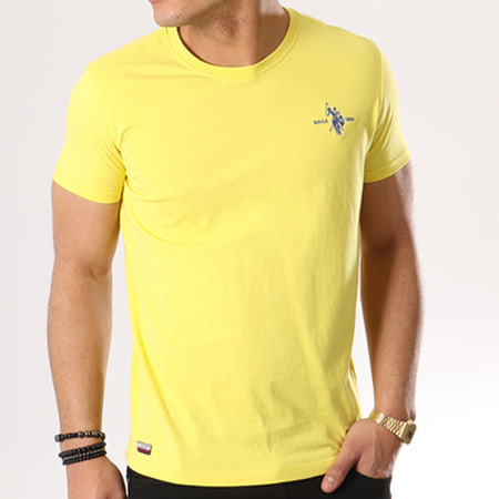 US Polo ASSN - Tee Shirt Sunwear Basic Jaune