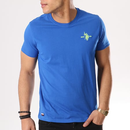 US Polo ASSN - Tee Shirt Sunwear Basic Bleu Roi
