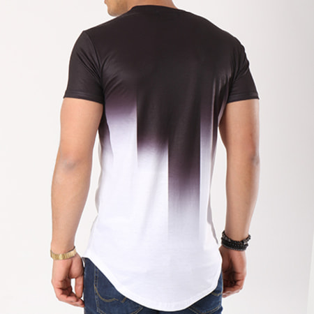 Terance Kole - Tee Shirt Oversize 98067 Blanc Dégradé Noir