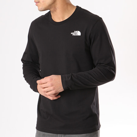 The North Face - Tee Shirt Manches Longues Easy Noir