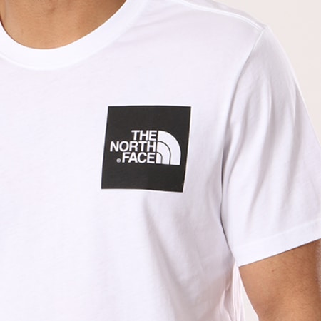 The North Face - Tee Shirt Fine Blanc Noir