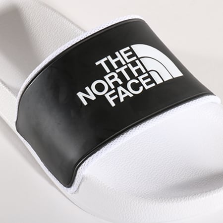 The North Face - Claquettes BC Slide II Blanc Noir