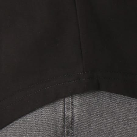 Berry Denim - Tee Shirt Oversize Bande Brodée TY0140 Noir