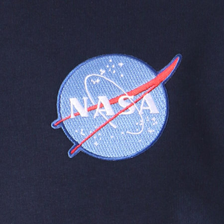 NASA - Sweat Crewneck Patchs Brodés Insignia Bleu Marine