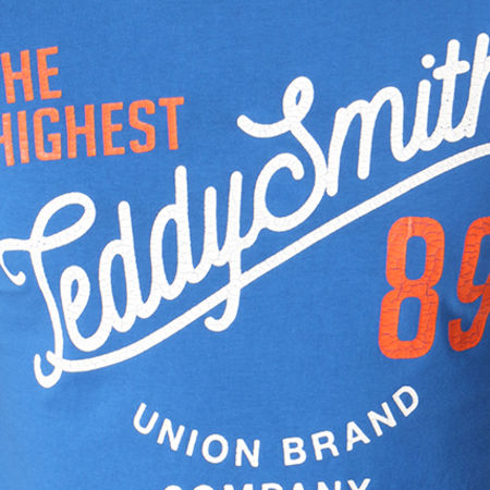 Teddy Smith - Tee Shirt Twiga Bleu Marine Orange