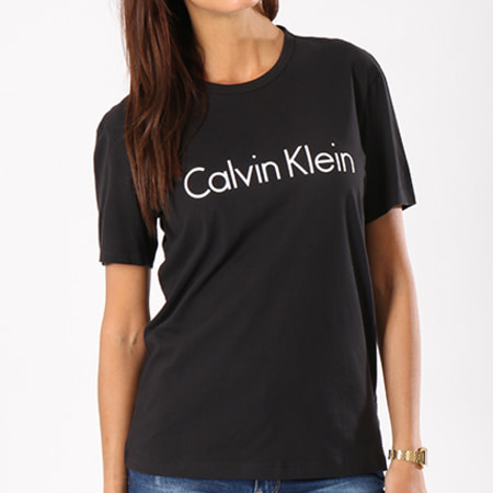 Calvin Klein - Tee Shirt Femme QS6105E Noir