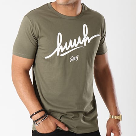 KPoint - Huuh Logo Camiseta Caqui Verde
