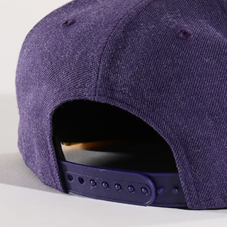 New Era - Casquette Snapback Team Heather 950 NBA Los Angeles Lakers Violet Chiné