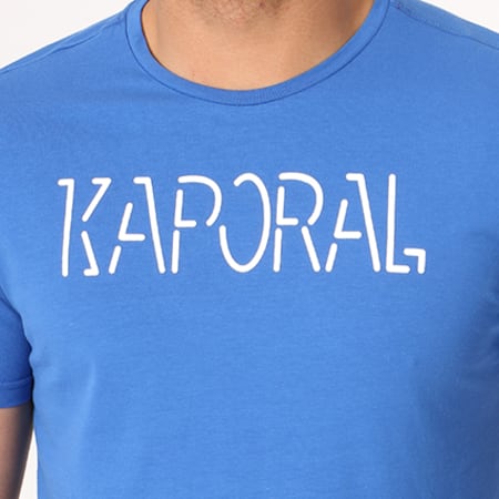 Kaporal - Tee Shirt Hello Bleu Roi