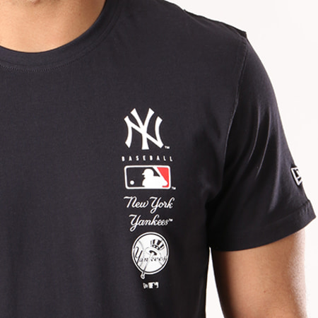 New Era - Tee Shirt Logo Tower New York Yankees 11517769 Bleu Marine