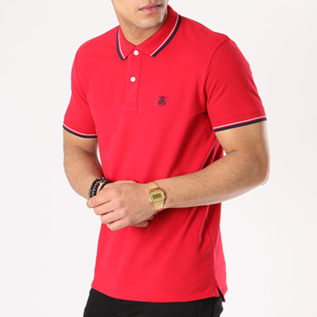 Selected - Polo Manches Courtes New Season Rouge