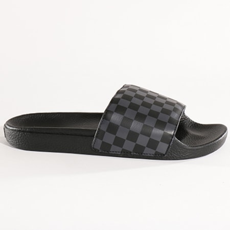 Vans - Claquettes Slide-On Checkerboard Black Asphalt