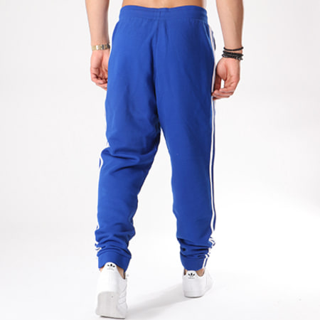 Adidas Originals - Pantalon Jogging Bandes Brodées 3 Stripes CW2430 Bleu Roi Blanc