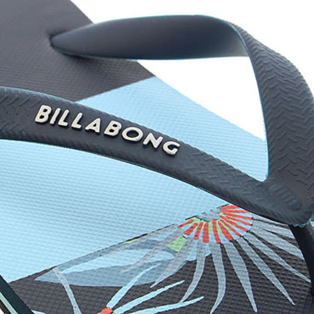 Billabong - Tongs Tribong Bleu Marine Floral