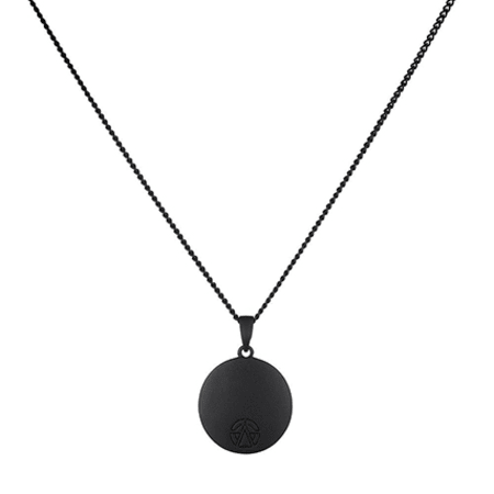 Chained And Able - Collier Logo Medallion NC16041 Noir