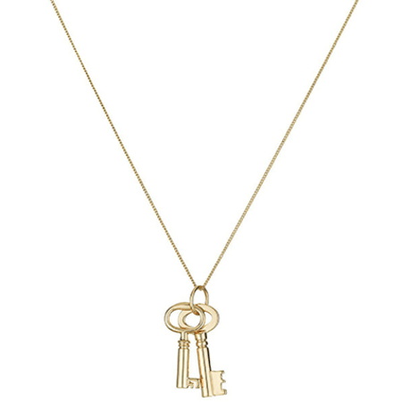 Chained And Able - Collier Mini Key NB17004 Doré