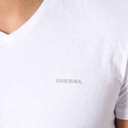 Diesel - Lot De 3 Tee Shirts Jake 00SPDM-0AALW Blanc