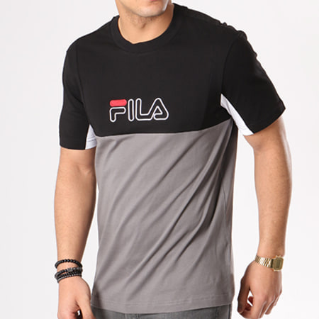 Fila - Tee Shirt Shane Noir Gris