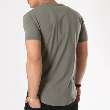 Gym King - Tee Shirt Oversize Longline Vert Kaki 