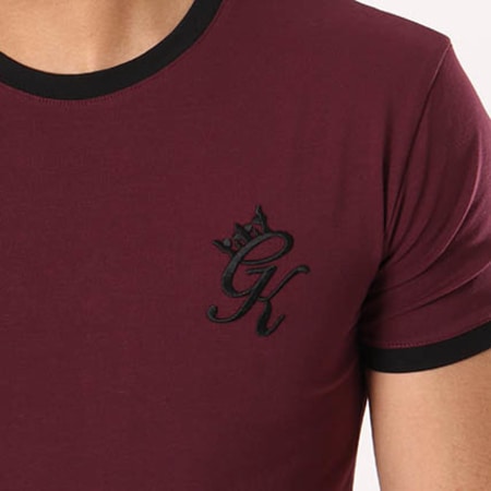 Gym King - Tee Shirt Oversize Ringer Bordeaux