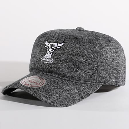 Mitchell and Ness - Casquette BH732P NBA Chicago Bulls Gris Anthracite Chiné