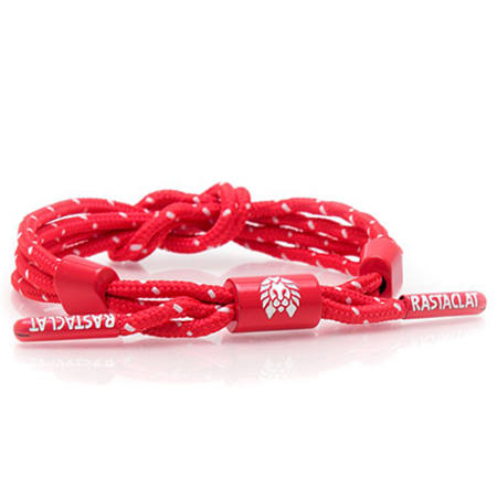 Rastaclat - Bracelet Incinerate Rouge Blanc