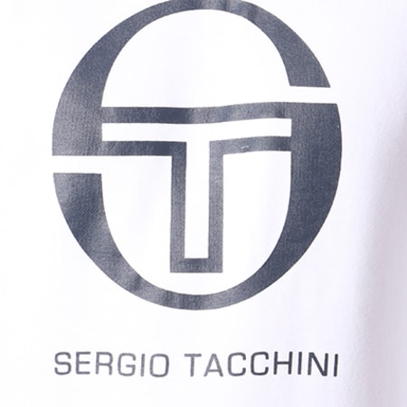 Sergio Tacchini - Sweat Crewneck Zelda Blanc Bleu Marine