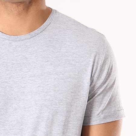 The Fresh Brand - Tee Shirt Oversize SHTF1103 Gris Chiné