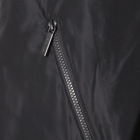 Versace Jeans Couture - Veste Zippée Avec Bandes Poliestere Noir