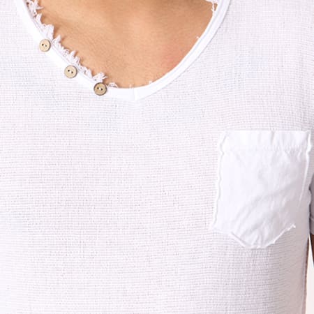 MTX - Tee Shirt Poche MT3002 Blanc