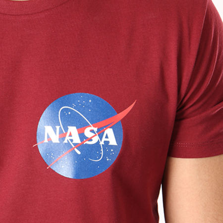 NASA - Tee Shirt Insignia Bordeaux