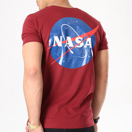 NASA - Tee Shirt Insignia Bordeaux