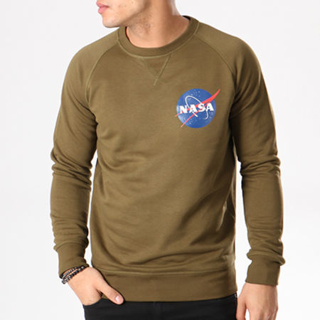 NASA - Sweat Crewneck Insignia Vert Kaki