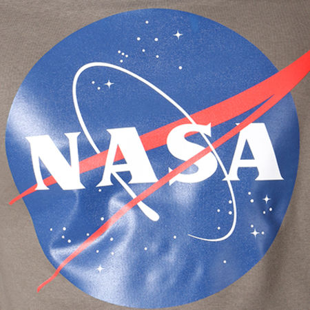 NASA - Sweat Capuche Insignia Front Vert Kaki