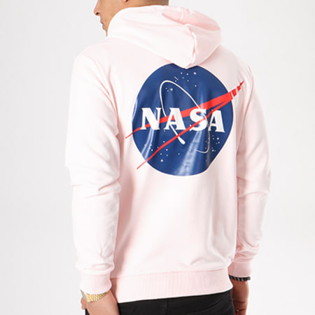 NASA - Sweat Capuche Insignia Rose Pale