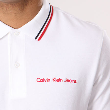 Calvin Klein - Polo Manches Courtes Pirgos 2 6934 Blanc
