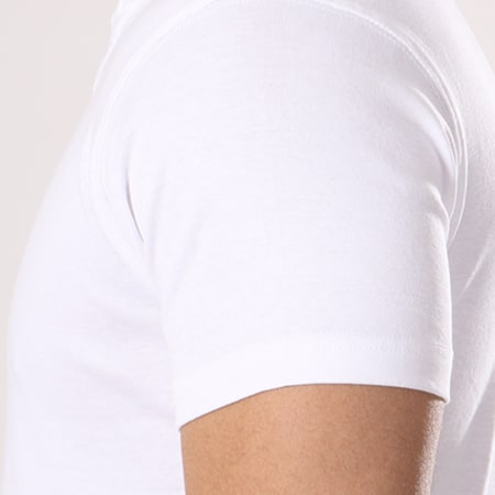 Crossby - Tee Shirt Open B Blanc