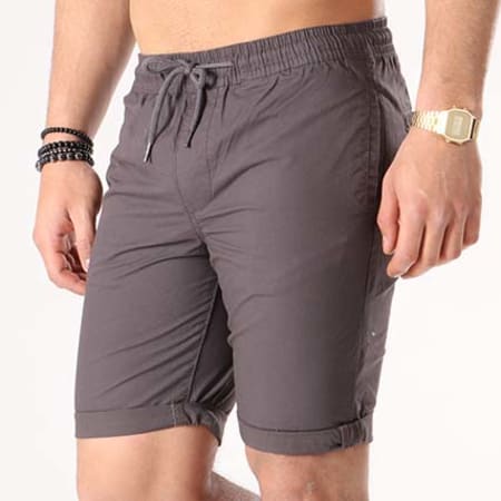 Crossby - Short Chino Sun Gris Anthracite