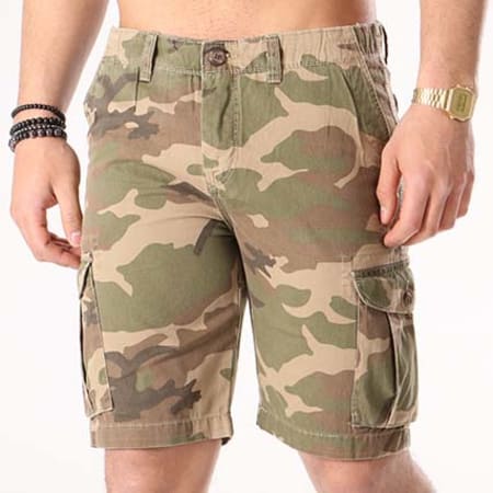 Crossby - Short Cargo Army Beige Camouflage