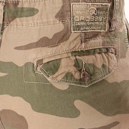 Crossby - Short Cargo Army Beige Camouflage