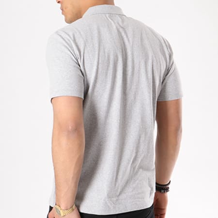 Obey - Polo Manches Courtes Palisade Gris Chiné 