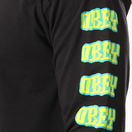 Obey - Tee Shirt Manches Longues Better Days Noir