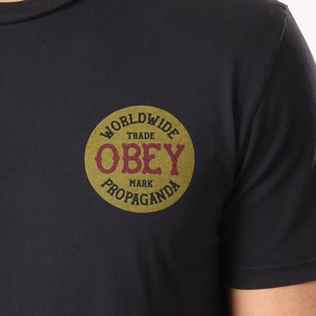 Obey - Tee Shirt Trademark Noir