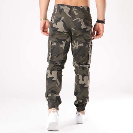 Only And Sons - Jogger Pant Thomas Cuff Vert Kaki Camouflage 