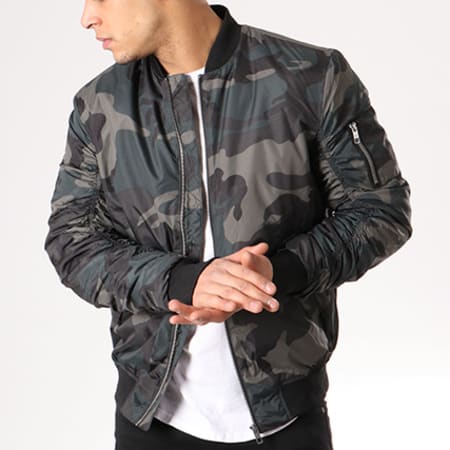 Only And Sons - Bomber King M-1 Vert Kaki Camouflage