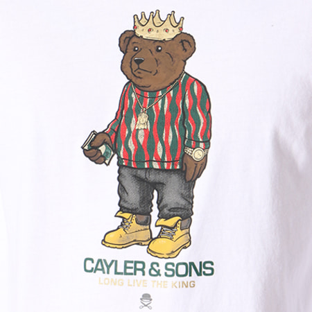 Cayler And Sons - Tee Shirt Manches Longues Biggies Blanc