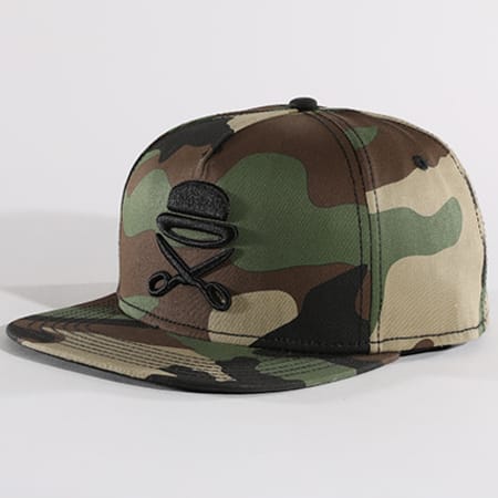 Cayler And Sons - Casquette Snapback Icon Vert Kaki Camouflage