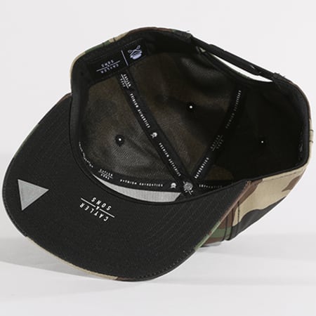 Cayler And Sons - Casquette Snapback Icon Vert Kaki Camouflage