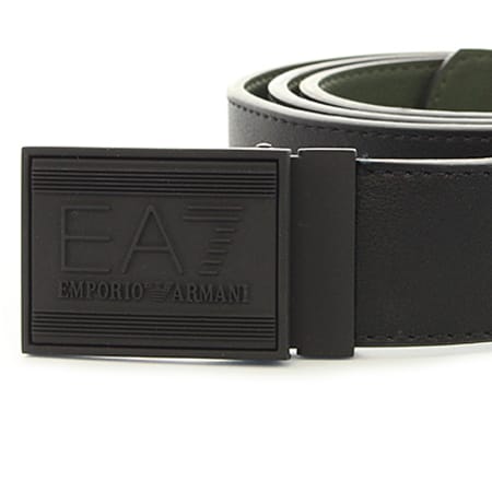 EA7 Emporio Armani - Ceinture Reversible 275376-8P693 Vert Kaki Noir