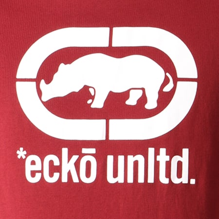 Ecko - Tee Shirt 1056 Bordeaux Blanc